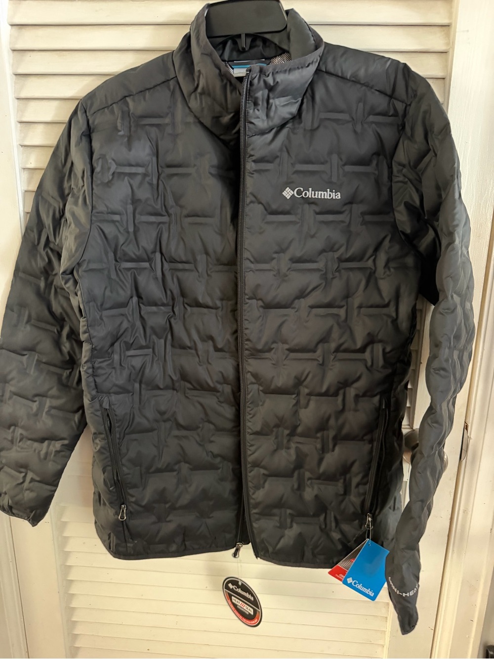 Columbia Men’s Med Black Insulated Jacket NWT